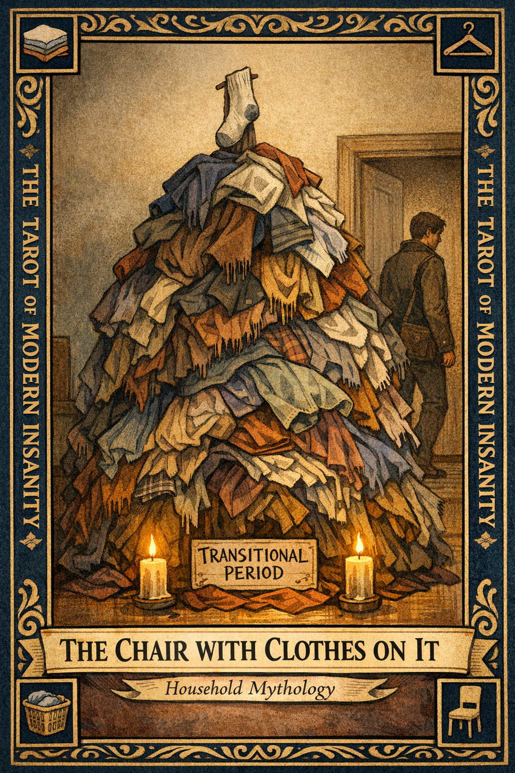 The Chair With Clothes On It