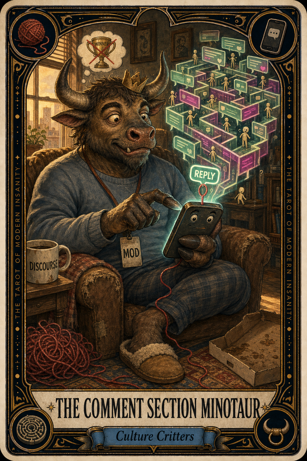 The Comment Section Minotaur