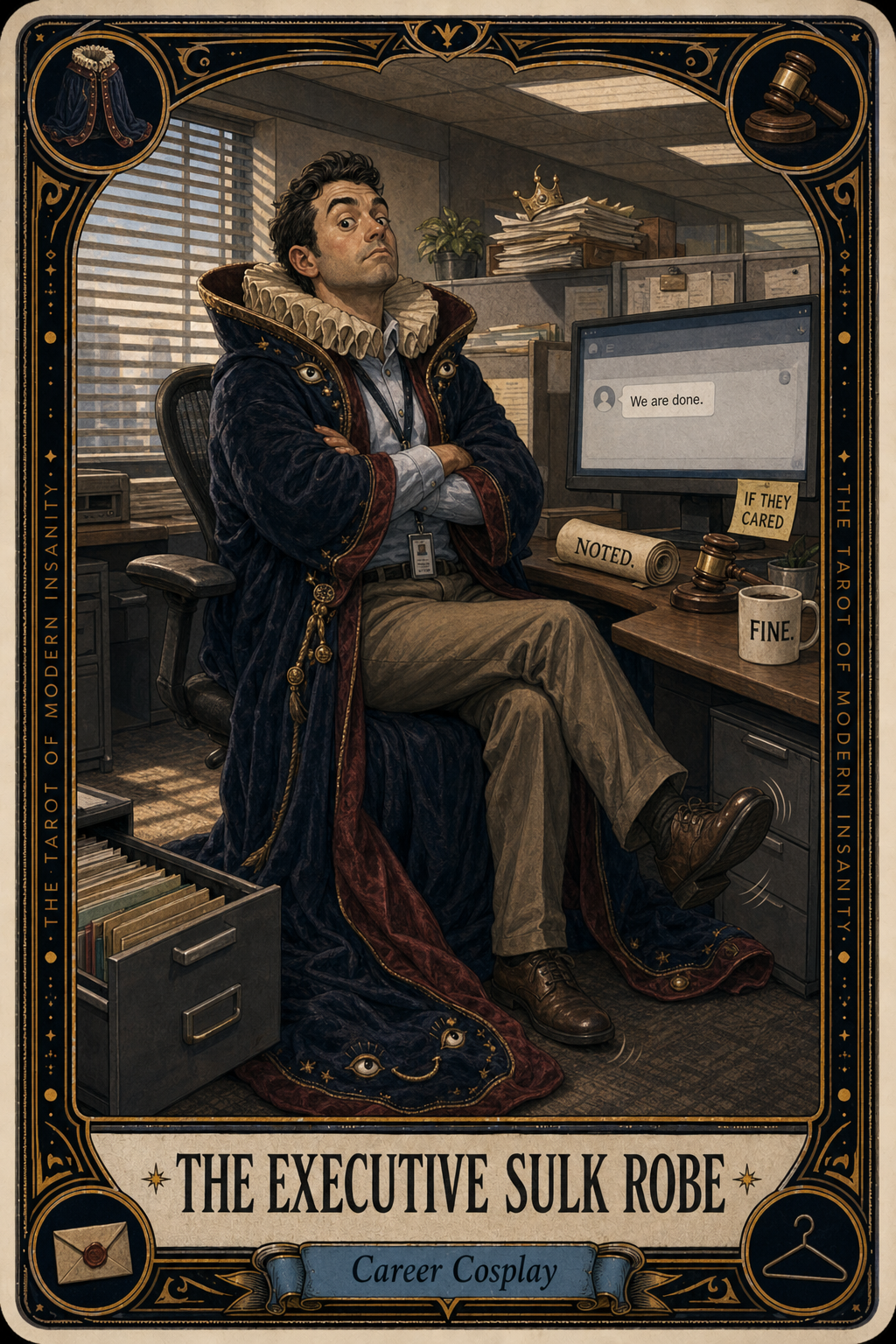 The Executive Sulk Robe